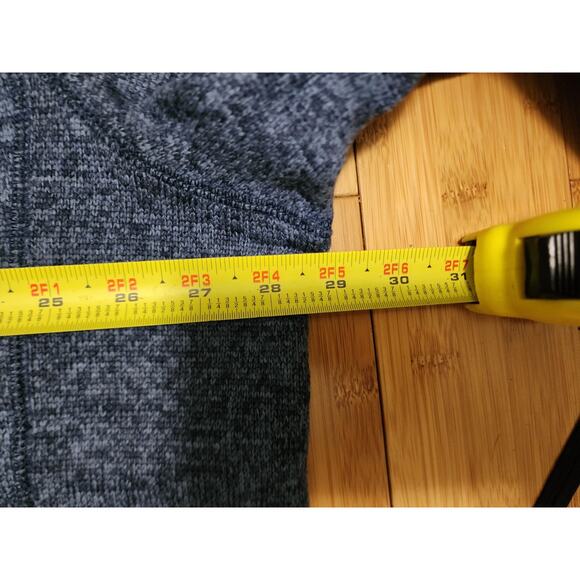 Woolrich Sweater Mens XXL 2XL Blue Fleece Knit Quarter Snap Pullover Pocket Top - Picture 8 of 10